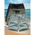 thumbnail image 2 of Shorts de Bain à Séchage Rapide pour Hommes Coupe Régulière, 2 of 5