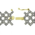 thumbnail image 2 of Gold Tone 2 Ct Diamond Criss-Cross Bracelet, 2 of 3