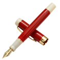 thumbnail image 1 of YeekTok Fountain Pen Arrow Clip, EF/F/M Bent Beautiful Pen, Red, 1 of 9