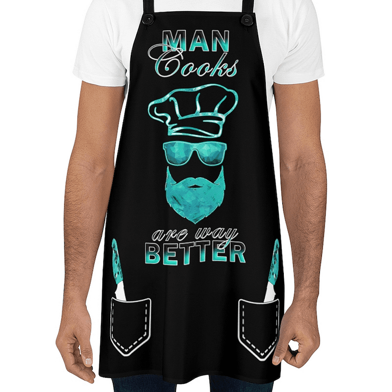 BBQ Aprons for Men, Aprons for Men, Chef Apron, Funny Apron, Kitchen Aprons  for Men, Grilling Gifts for Men