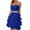 Blue, variant on gakvbuo Summer Dresses for Women 2023 Plus Size Dress for Women Sundresses Women'S Square Neck Tassel Sleeveless Zipper Solid Mini Dress Party Dress formal Dress
