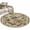 Light Beige, variant on Round Area Rug 3 Ft, Beige Spring Floral Washable Non-Slip Circle Carpet for Living Room/Bedroom, Elegant Pastoral Flowers Birds Watercolor Low-Profile Small Floor Mats Collection Rugs for Indoor