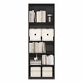 thumbnail image 4 of Furinno JAYA 5-Tier Open Storage Bookshelf 9.5x24.6x71.1 Espresso, 4 of 5