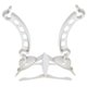thumbnail image 1 of Small Trash Bag Holder for Sink with ABS Material White Color Practical Kitchen Garbage Rack 2 Pieces, 1 of 5