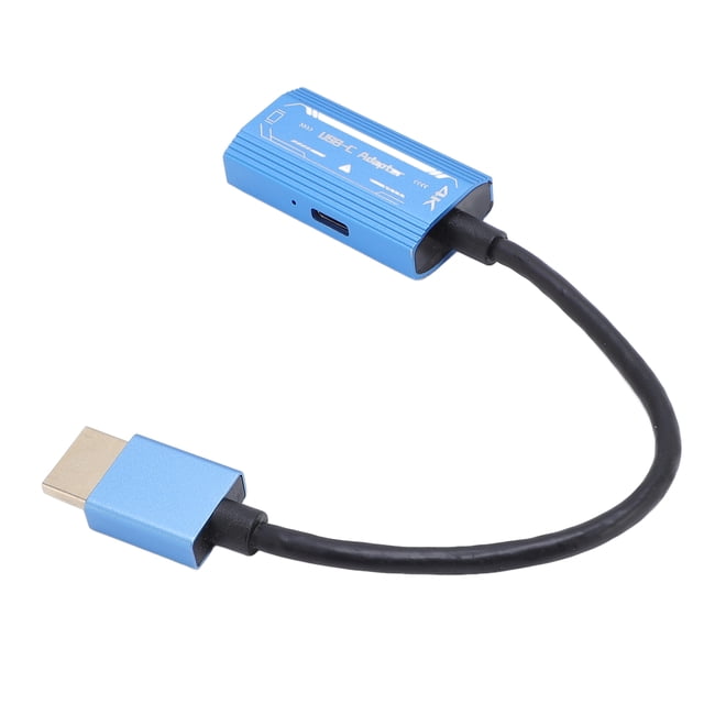 AR Glasses Adapter, 4K 60Hz Bidirectional Transmission HD Multimedia Interface To USB C Adapter for Laptop
