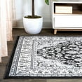 thumbnail image 5 of JONATHAN Y MODERN PERSIAN 8 x 10 Area Rug, Palmette Floral - Cream/Gray/Black, MDP503B-8, 5 of 12