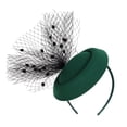 thumbnail image 2 of Béret Vintage en Maille Couleur Unie Accessoires de Robe pour Femmes Vert, 2 of 7