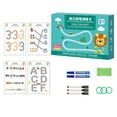 thumbnail image 2 of LSLJS Pen Control Training Book Kindergarten Rewritable Paper Funny Children's Early Education Entry Basic Practice Calligraphy Pen Practice Card 2Ml, 2 of 4