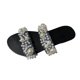 thumbnail image 2 of Pantuflas de fondo plano transparentes con incrustaciones de perlas en la playa para vacaciones de ocio para mujer Wmkox8yii  ytu1029, 2 of 5