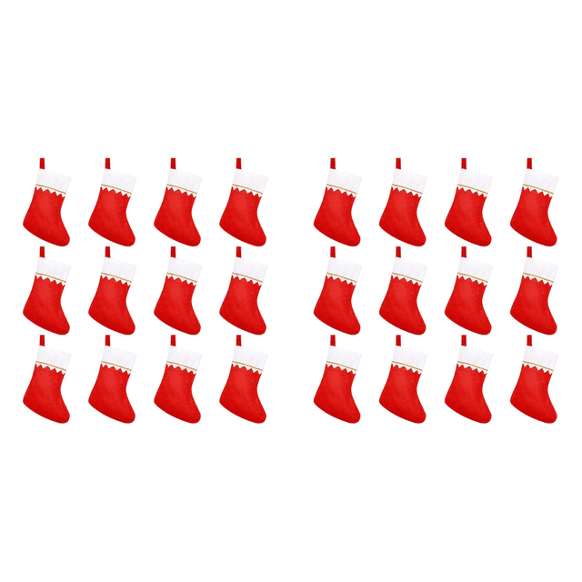 Navideñas No Tejida Medias 12 Uds. para Navidad