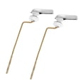 thumbnail image 2 of MasteelfCA 2pcs Toilet Flush Handle Replacement Fits Side Mount Toilet Tank Lever Handles, 2 of 8