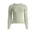 thumbnail image 4 of Joyspun Women’s Everyday Seamless Shirt with Long Sleeves, Sizes XS-3XL, 4 of 5