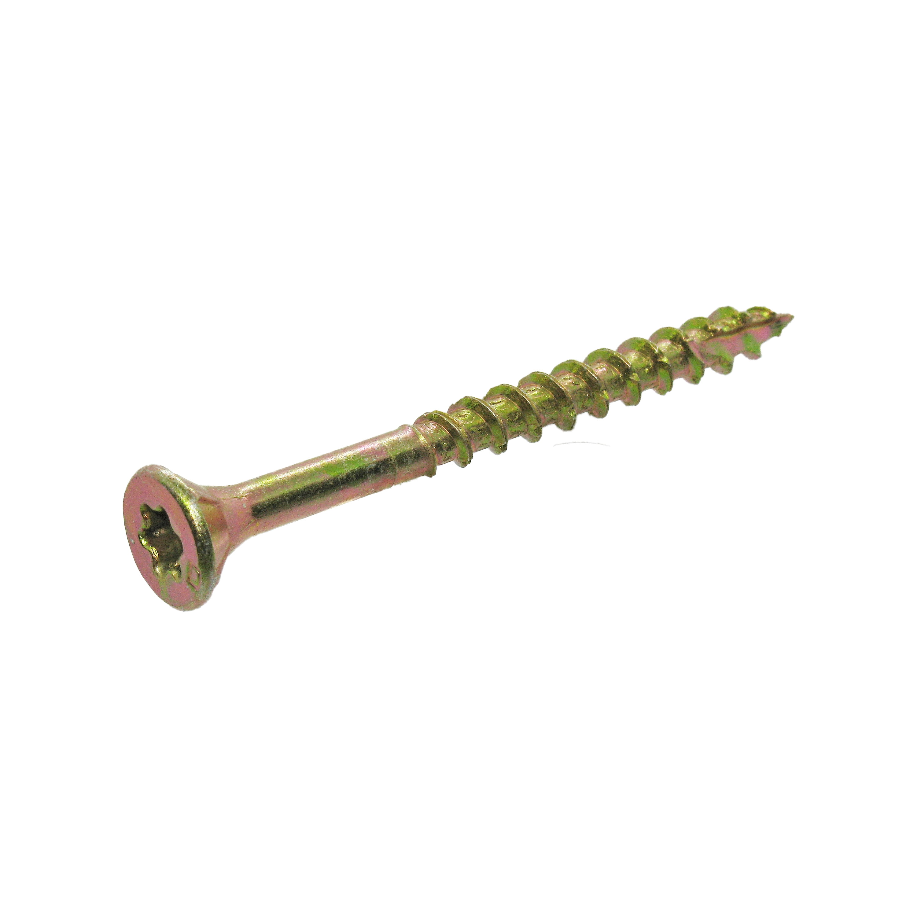 (2 pack) Grip-Rite #8 x 2 in. Star Drive Gold Construction Wood Screw 10 lb.