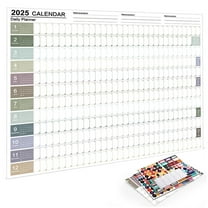 2025 Yearly Wall Calendar - annual calendar 2025, 2025 Yearly Wall Calendar&Planner with Thick Paper, Jan 2025 - Dec 2025, X Large, 34.7" x 22.8",2025 Yearly Planner.(Yearly Wall Calendar)