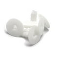 thumbnail image 2 of Single Feed-Thru Bushings - White - package of 100 by CIMPLE CO (White), 2 of 2