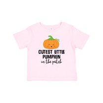Inktastic Cutest Little Pumpkin in the Patch Halloween Boys or Girls Baby T-Shirt