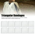 thumbnail image 4 of 10pcs First Aid Bandages, Emergency Triangular Bandages Thick Medical Bandage Non Woven Fixation Emergency Bandage for Sprain and Broken Bones Support, 4 of 9