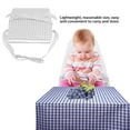 thumbnail image 1 of Cojín elevador para silla de comedor para bebé, ajustable y extraíble, almohadilla para asiento de trona para niños (estrellas plateadas), 1 of 9