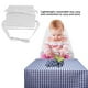 thumbnail image 1 of Cojín elevador para silla de comedor para bebé, ajustable y extraíble, almohadilla para asiento de trona para niños (estrellas plateadas), 1 of 9