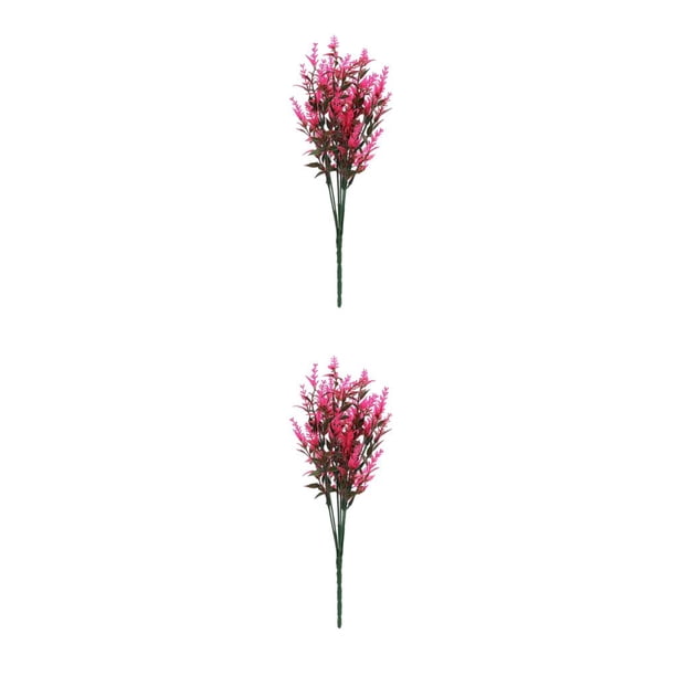 Monstrate 2 unids/set planta artificial ecológica para decoración del hogar sostenible apariencia realista rosa rosa 2Conjunto