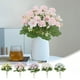 thumbnail image 1 of Ramo Artificial de Hortensias y Crisantemos para Decoración Del Hogar, Bodas, Recepciones, Mesas de Hotel y Salas de Estar | Flores Artificiales Azules de 32 X 18 Cm con Flores de Hortensia de 10-15, 1 of 6