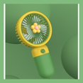 thumbnail image 1 of Mini Ventilador De Mano Portátil Recargable Por USB De Verano Para Expulsar Flores Frescas Oficina En Viaje De Negocios Dormitorio Estudiante Necesario Viento Fuerte Con Cordón De Silicona, 1 of 4