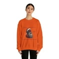 thumbnail image 4 of Singing Santa Black Unisex Heavy Blend™ Crewneck Sweatshirt, 4 of 4