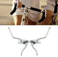 thumbnail image 2 of Almencla 1 Pair Road Bike Drop Bar Brake Levers Racing Double Control Handbrakes, 2 of 7