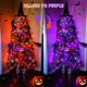 thumbnail image 4 of JMEXSUSS 200 luces LED de Halloween de color naranja y morado enchufables, 66 pies conectables que cambian de color, cadena de luces de Halloween con control remoto, impermeable, 11 modos de luces de, 4 of 4