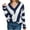 Blue, variant on Lovskoo 2024 Sweaters for Women Winter Casual Striped Color Blocking V-Neck Long Sleeve Pullover Knitted Sweater Top Blouse Sweater Khaki
