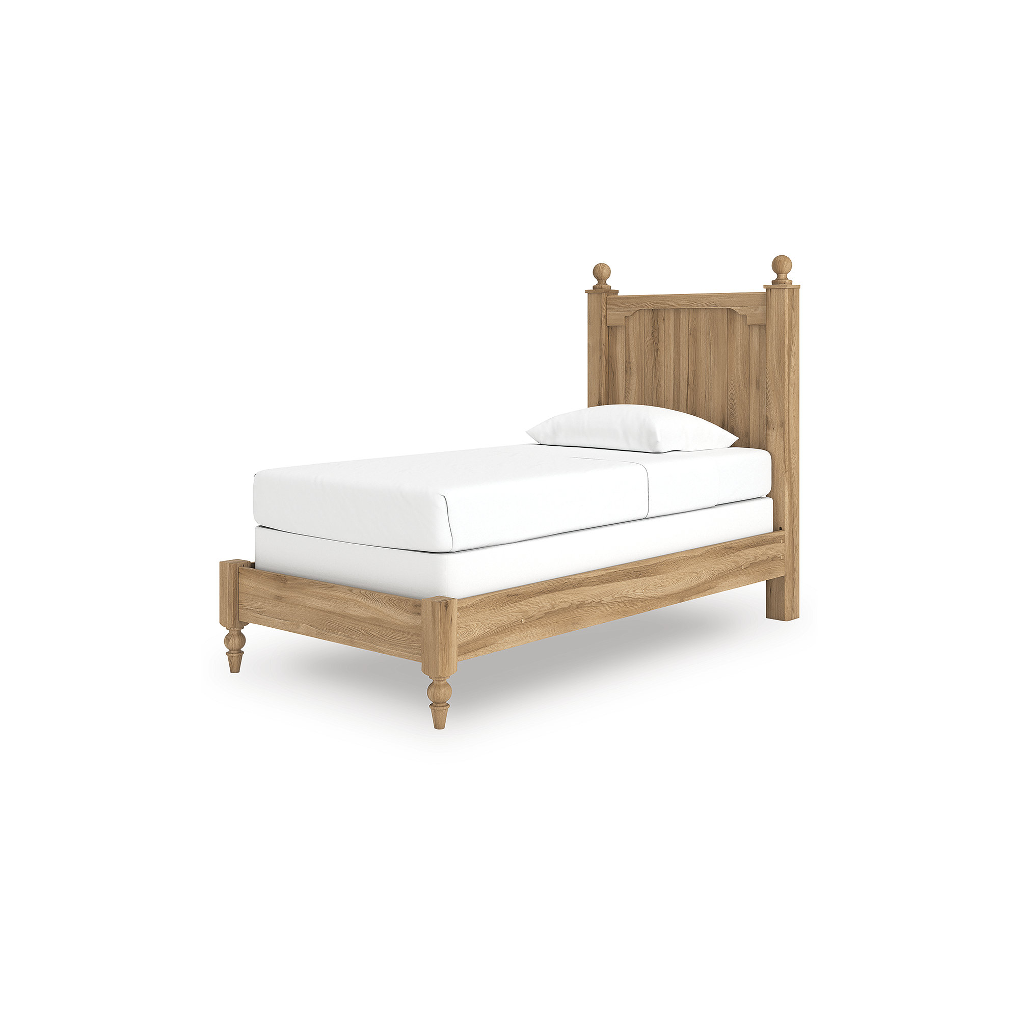 Signature Design by Ashley Galletyn Kids Twin Panel Bed, Light Brown