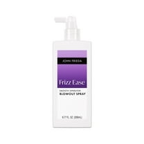 John Frieda Frizz Ease Smooth Operator Blowout Spray, Heat Protectant Anti-Frizz Spray, 6.77 fl oz