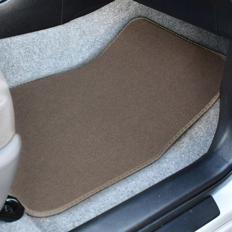 Bdk Interlock Car Floor Mats - Secure No-Slip Technology for Automotive Interiors - 4pc Inter-Locking Carpet (Black)