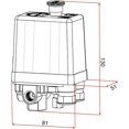 thumbnail image 5 of Interruptor de presión del compresor de aire de 4 salidas 90-120 PSI 240V piezas del compresor de la válvula de Control del interruptor de presión JAMW Sencillez, 5 of 5