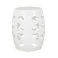 thumbnail image 5 of ASINMAK Coastal Scratch-Resistant Round End Table, White, 5 of 8
