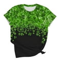 thumbnail image 6 of Ounisa St. Patrick's Day Shirts for Women Shamrock Graphic Tees St Patty's Lucky T Shirt Irish Tops, 6 of 6