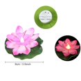 thumbnail image 4 of Rasaware Water Floating Lotus Flowers Sensor Led Battery Candles (6 Pcs), 4 of 7