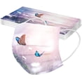thumbnail image 4 of HUGFEGWE 50 Pcs Butterfly Disposable Face_Masks for Adults,Breathable Disposable Facemasks with Butterflies Designs CJB91-40404, 4 of 7