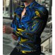 thumbnail image 1 of Camisa tipo cárdigan de cuello polo de manga larga con estampado clásico de verano para hombre, ropa creativa de alta calidad para hombre, 1 of 6