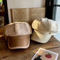 thumbnail image 3 of Gorra Octagonal Sólida PU Casual Boina De Invierno Mujer Pintor Elegante Tour Pico, 3 of 4