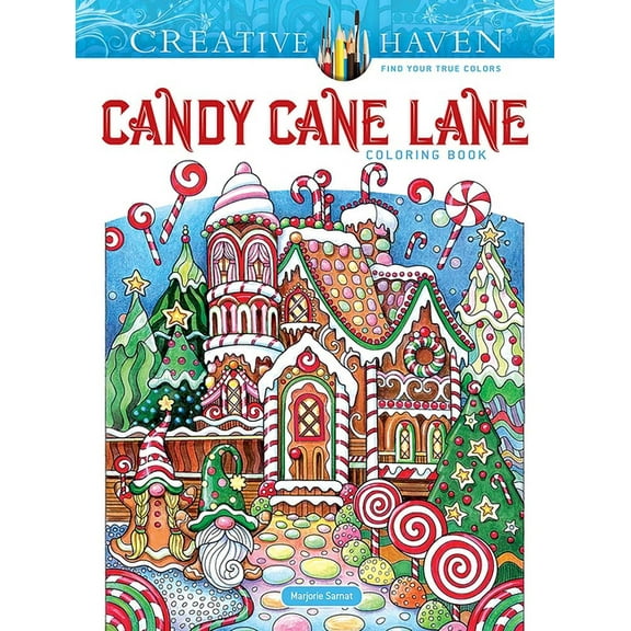 Creative Haven Candy Cane Lane Coloring Book, (Paperback)