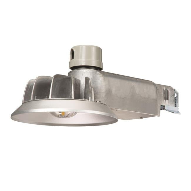 Caretaker Dusk to Dawn Hardwired LED Silver Area Light