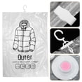 thumbnail image 6 of Hanging Vacuum Storage Bags for Coats, Garment Bags for Hanging Clothes, Vacuum Seal Bags for Clothing Travel, Coat StorageBags VacuumSealedHanging for Suits and Jackets, 6 of 7