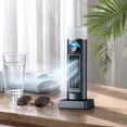 thumbnail image 6 of Portable Evaporative Air Cooler, Black Tower Swamp Cooler Air with Remote, Personal Air Cooler for Bedroom, Small Portable Mist Cooling Fan for Home Office, 1 Pack, 6 of 6