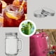 thumbnail image 3 of Vasos Mason Jar TANGLONG de vidrio de 16 onzas con asa y tapa, paquete de 12, 3 of 7