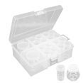 thumbnail image 1 of (2 Calabazas + 16 Pegatinas Montaje Caja Botellas) Nueva Caja Almacenamiento Plástico para Botella Redonda Calabaza, 1 of 9