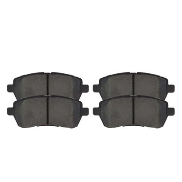 AutoShack Front Ceramic Brake Pad Kit Driver and Passenger Side Replacement for 2011 2012 2013 2014 2015 2016 2017 2018 2019 Ford Fiesta 1.0L 1.6L FWD