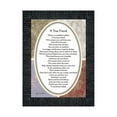 thumbnail image 3 of A True Friend, Poem About True Friendship, Gift for Best Friend, Picture Frame, 77933BW, 3 of 3