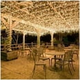 thumbnail image 1 of 100M 600 luces LED de cadena carnaval boda iluminación de jardín interior al aire libre (blanco cálido), 1 of 5