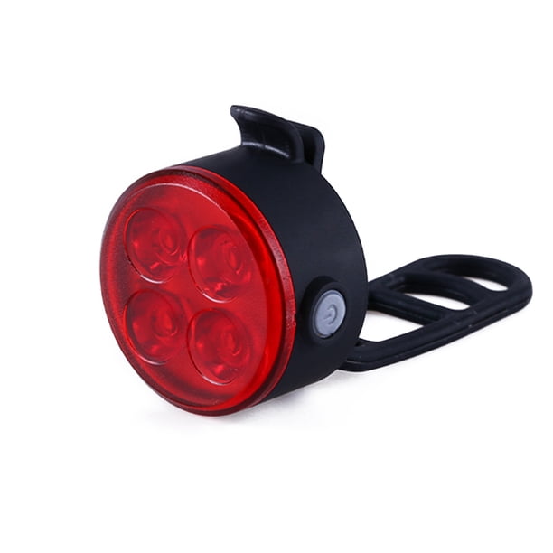 Kits de luces delanteras y traseras de advertencia de seguridad de bicicleta Universal para faros delanteros LED luz trasera de bicicleta impermeable 300mAh IPX4 JShteea El nuevo
